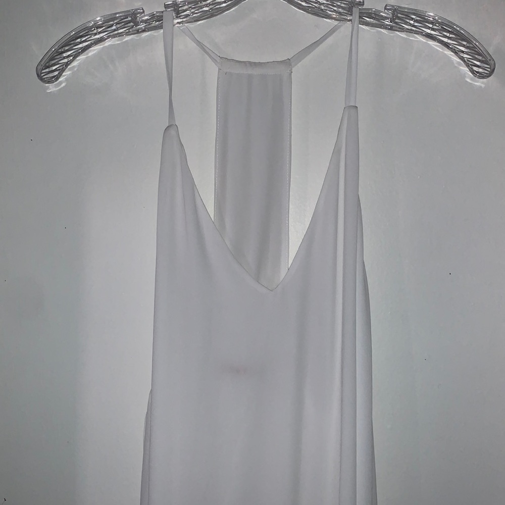 White maxi dress